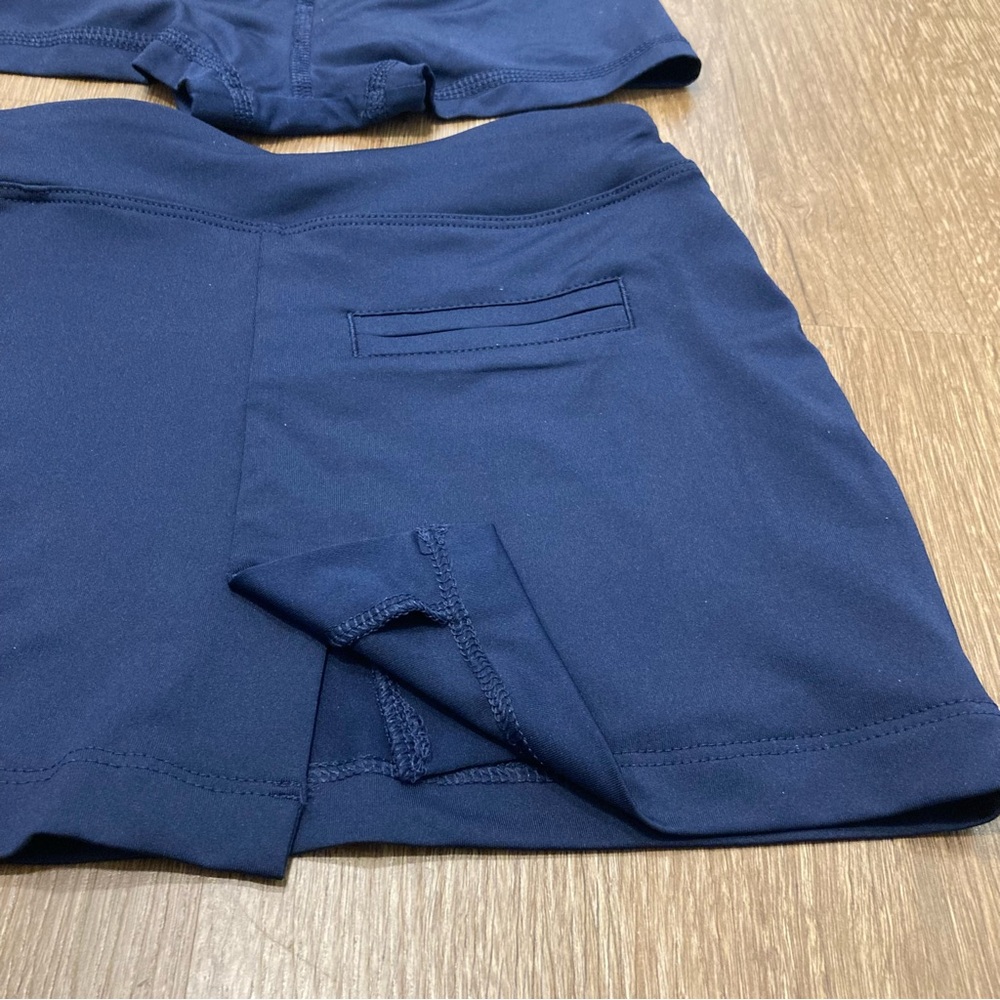 Puma Girls Navy Blue Athletic Tennis Skirt Activewear Size XS (5-6) With Shorts - Picture 4 of 16
